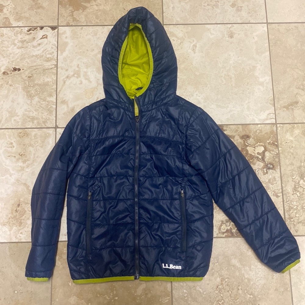 Boys primaloft coat LLBean